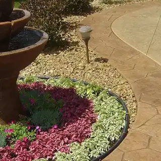 Decorative concrete patio in Apple Valley Minnesota