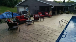 Stamped Concrete Installation in Lakeville, MN