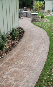 Stamped Concrete Installation in Rosemount