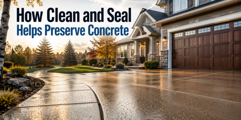 How Clean and Seal Helps Preserve Concrete